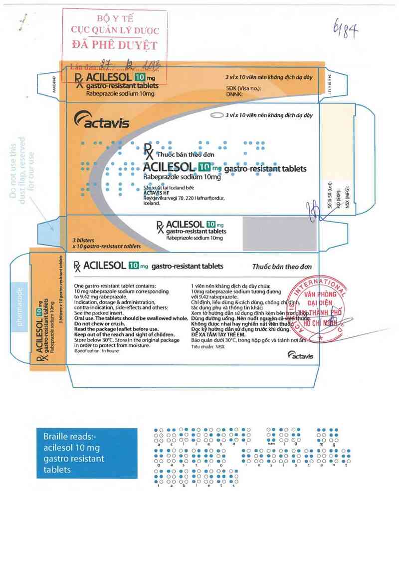 thông tin, cách dùng, giá thuốc Acilesol 10mg - ảnh 0