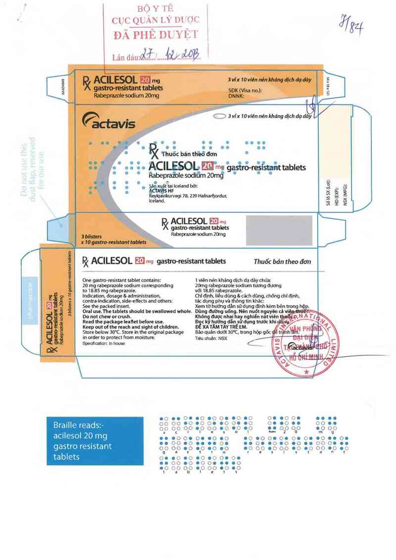 thông tin, cách dùng, giá thuốc Acilesol 20mg - ảnh 0