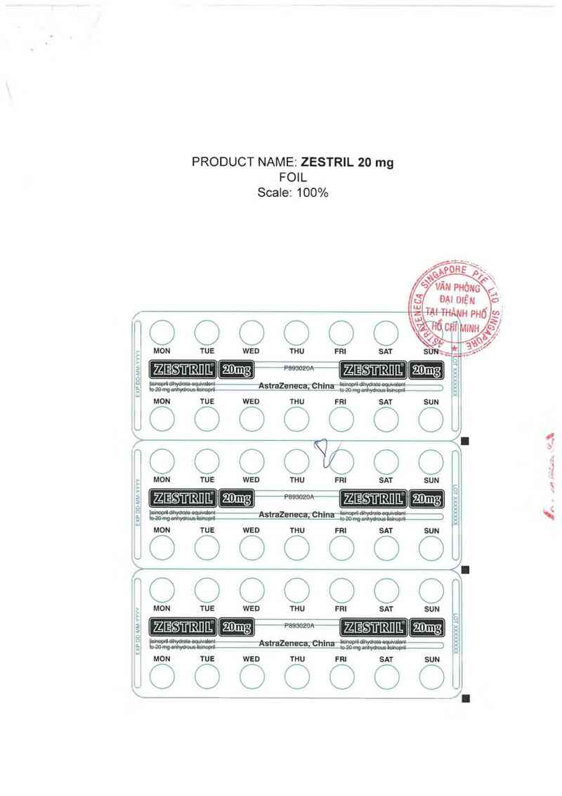 thông tin, cách dùng, giá thuốc Zestril 20 mg - ảnh 1