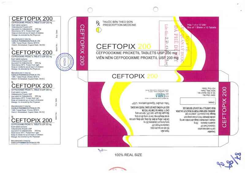 thông tin, cách dùng, giá thuốc Ceftopix 200 - ảnh 0