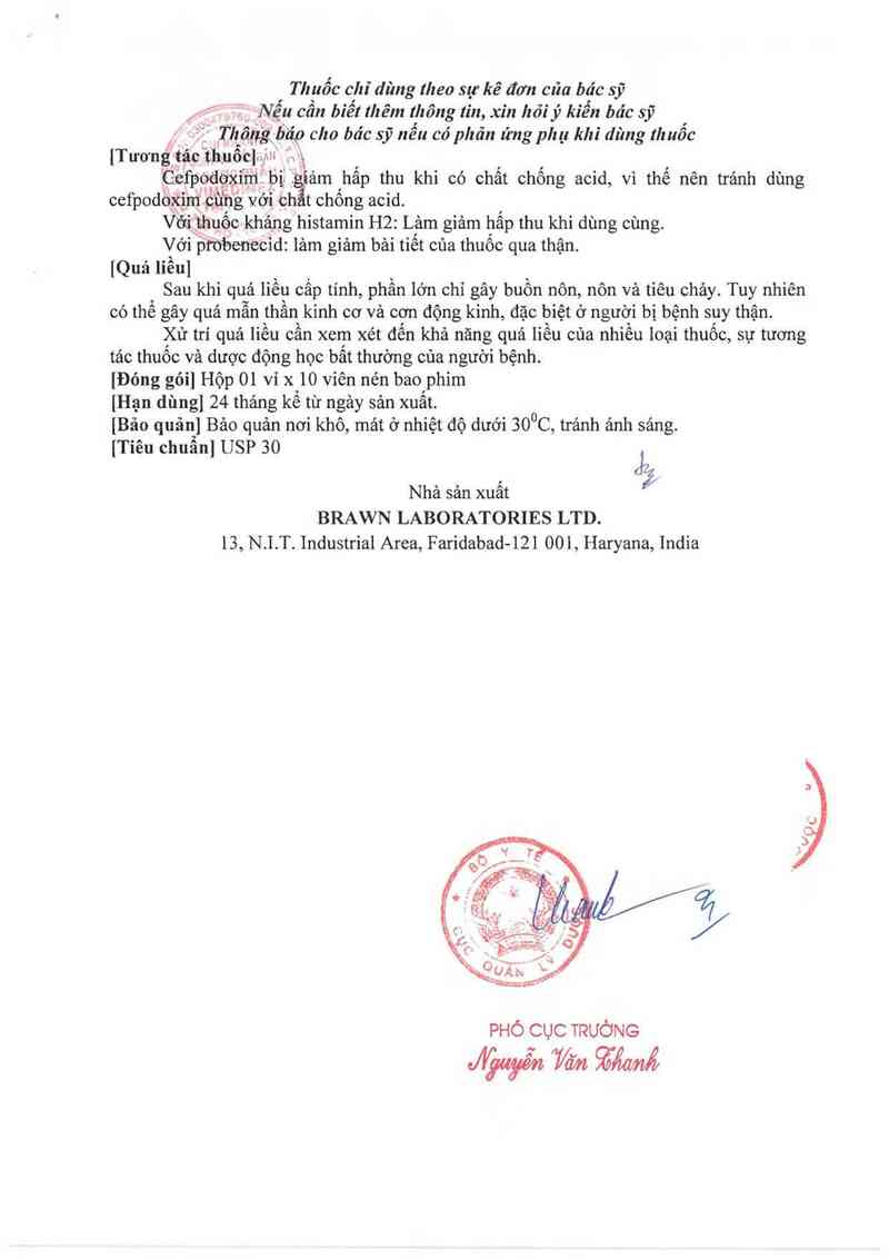thông tin, cách dùng, giá thuốc Nefiadox-100 - ảnh 3