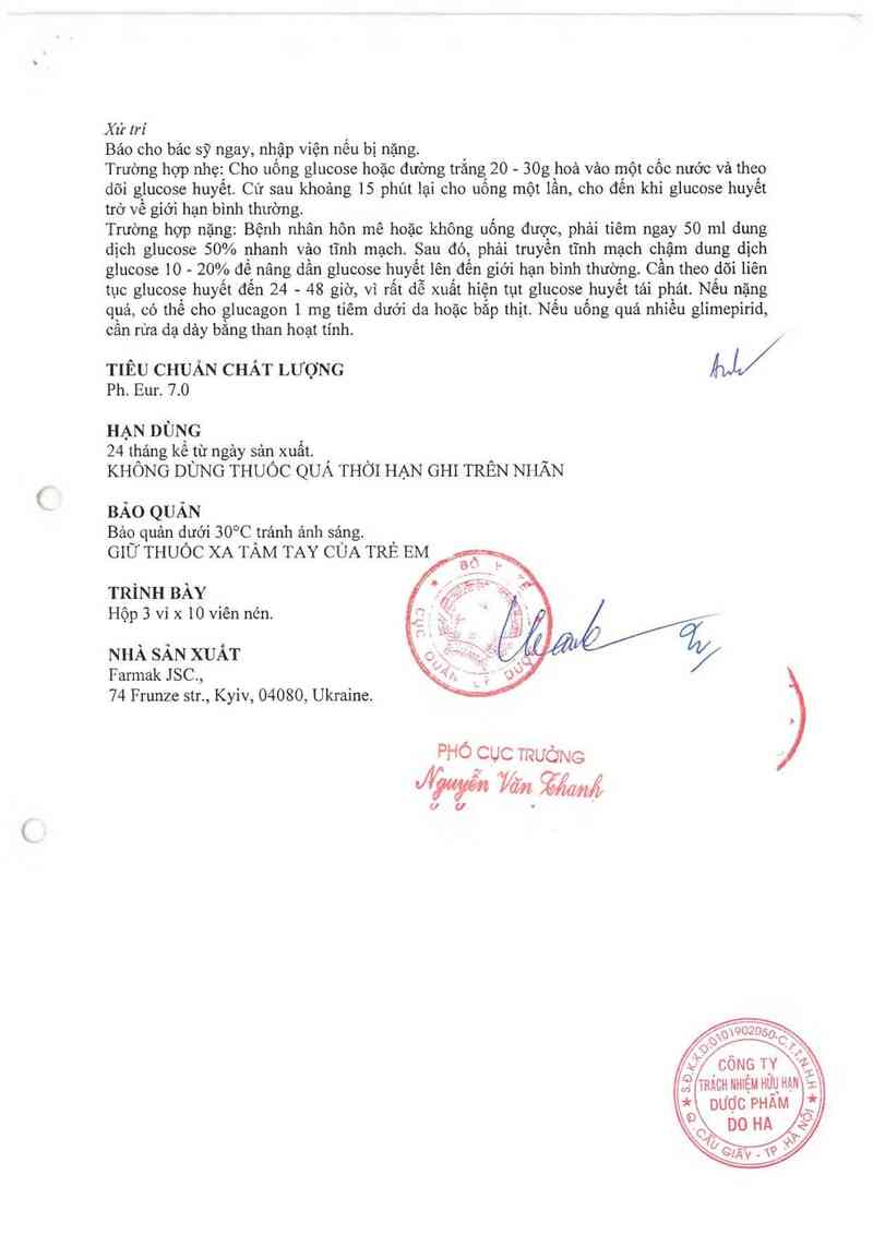 thông tin, cách dùng, giá thuốc Genprid 4 - ảnh 6