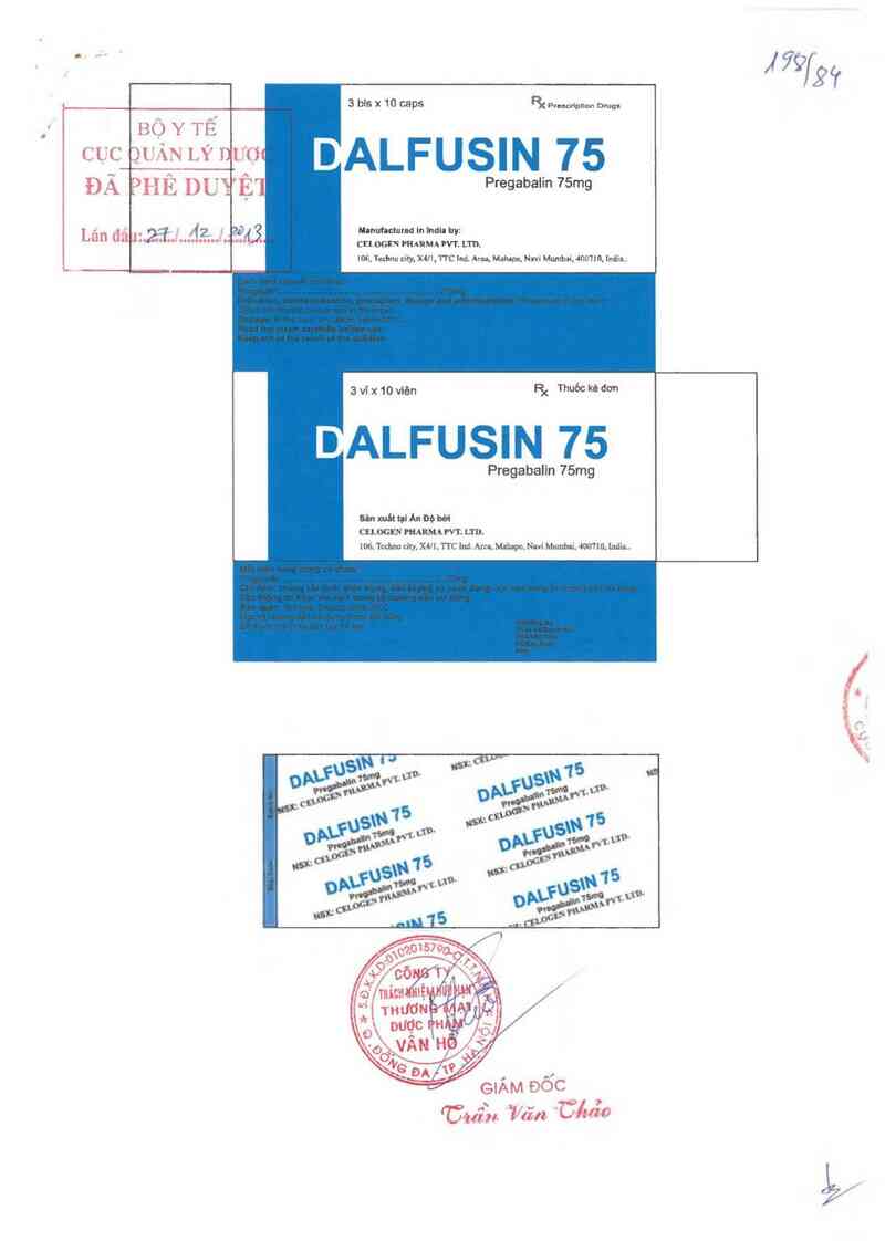 thông tin, cách dùng, giá thuốc Dalfusin 75 - ảnh 0