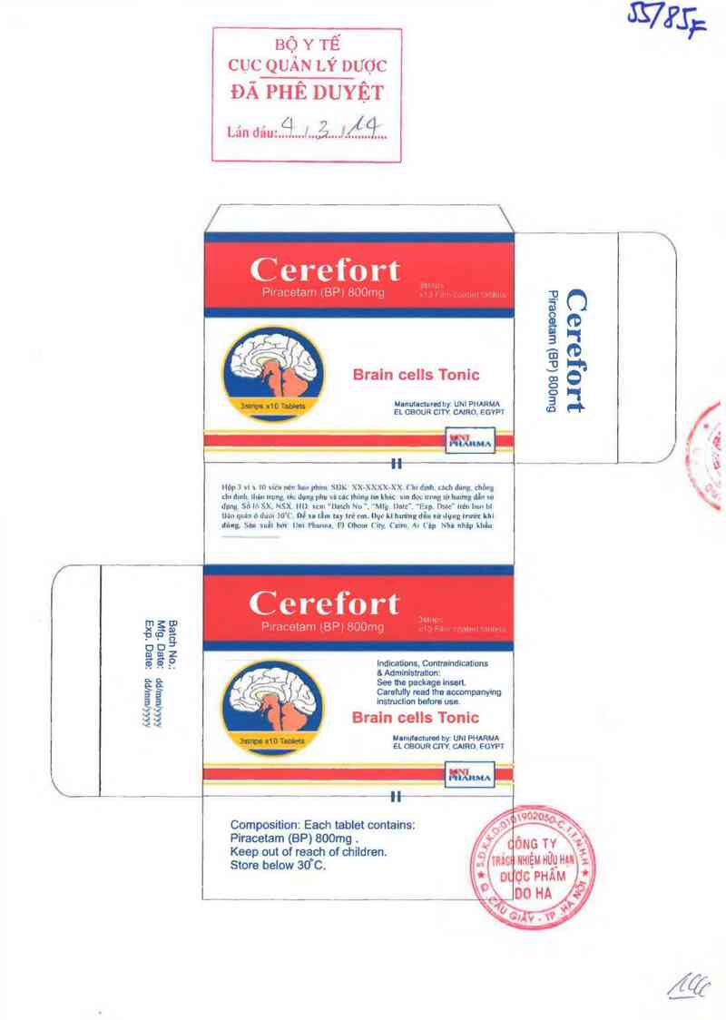 thông tin, cách dùng, giá thuốc Cerefort - ảnh 0