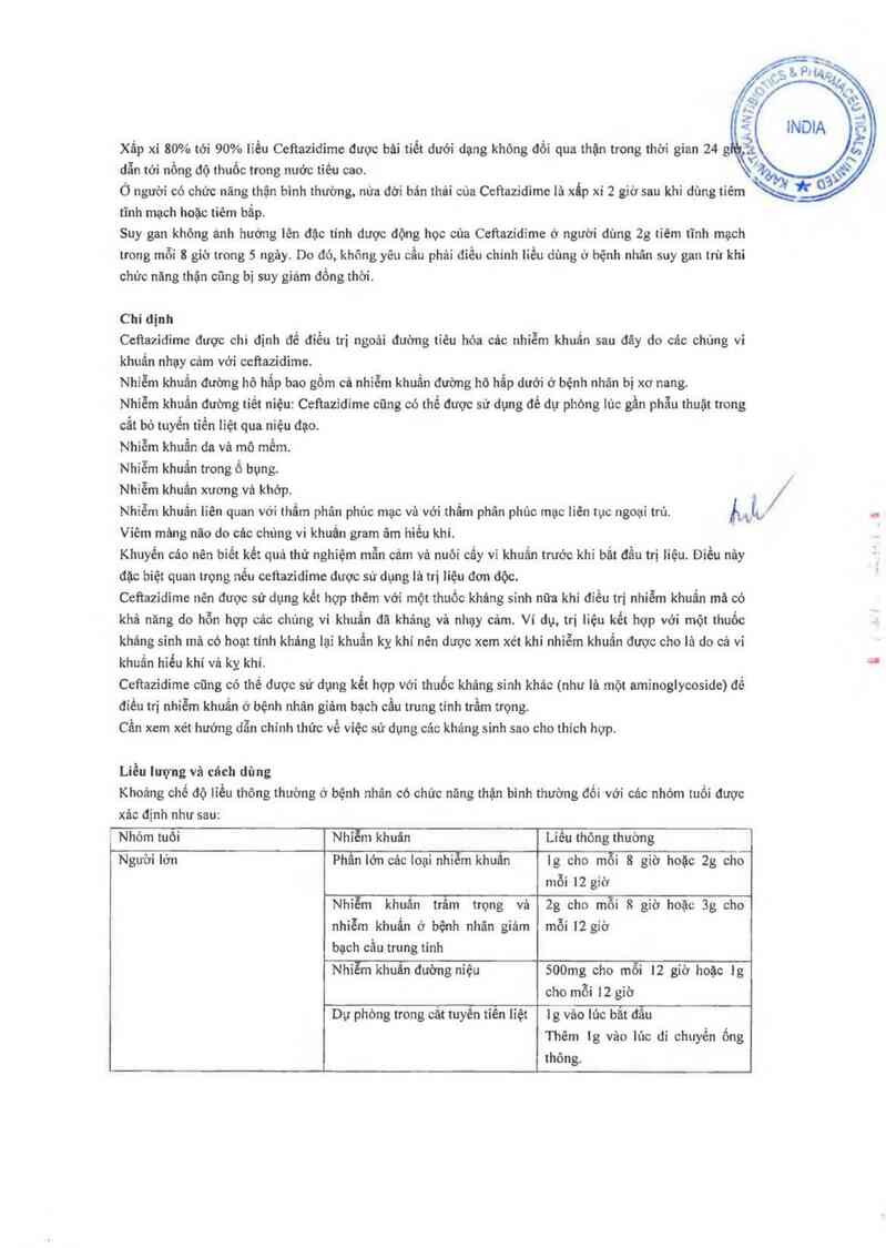 thông tin, cách dùng, giá thuốc Arotaz 1gm - ảnh 2