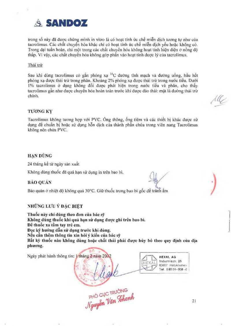 thông tin, cách dùng, giá thuốc Graftac - ảnh 22