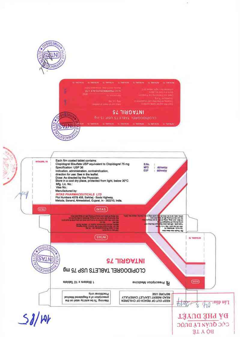 thông tin, cách dùng, giá thuốc Intagril 75 - ảnh 0