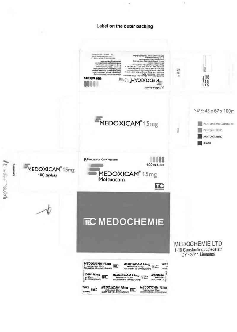 thông tin, cách dùng, giá thuốc Medoxicam 15mg - ảnh 1