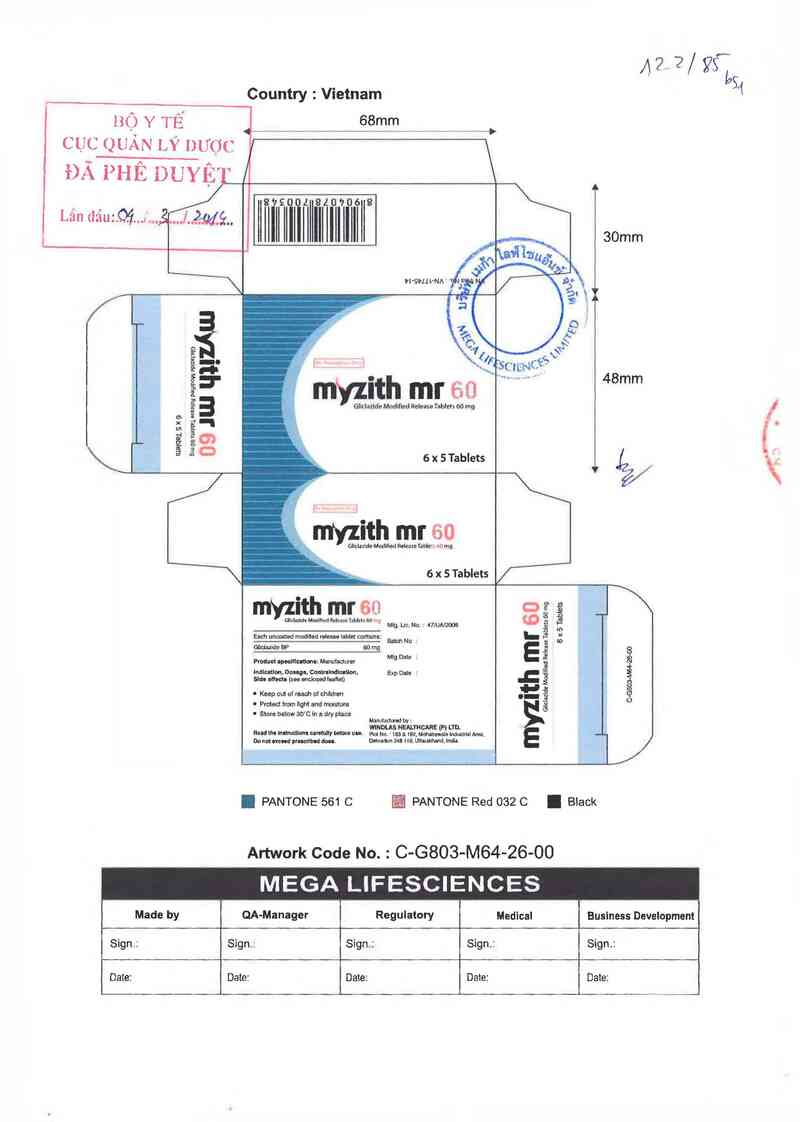 thông tin, cách dùng, giá thuốc Myzith MR 60 - ảnh 0