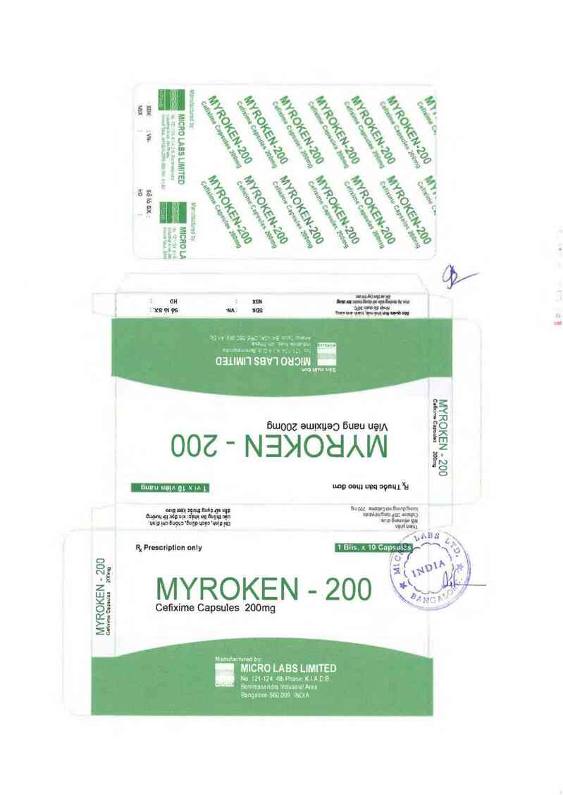 thông tin, cách dùng, giá thuốc Myroken-200 - ảnh 1