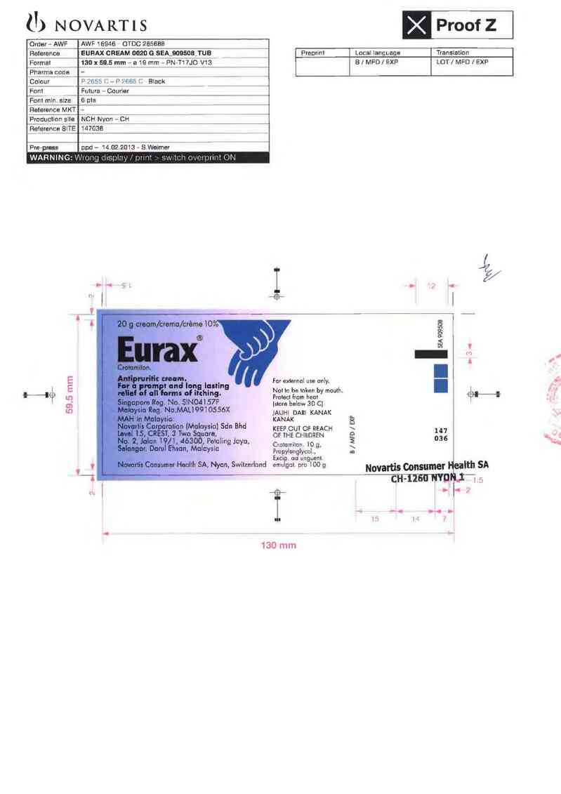 thông tin, cách dùng, giá thuốc Eurax - ảnh 1