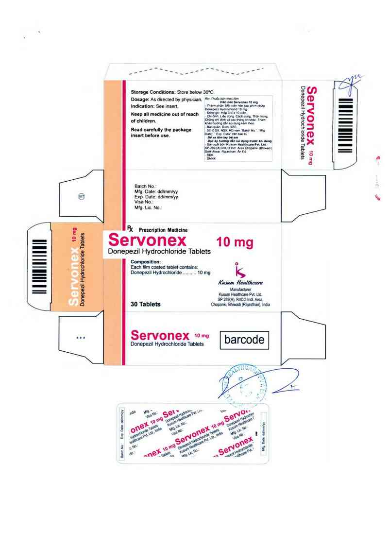 thông tin, cách dùng, giá thuốc Servonex Tablets 5mg - ảnh 1