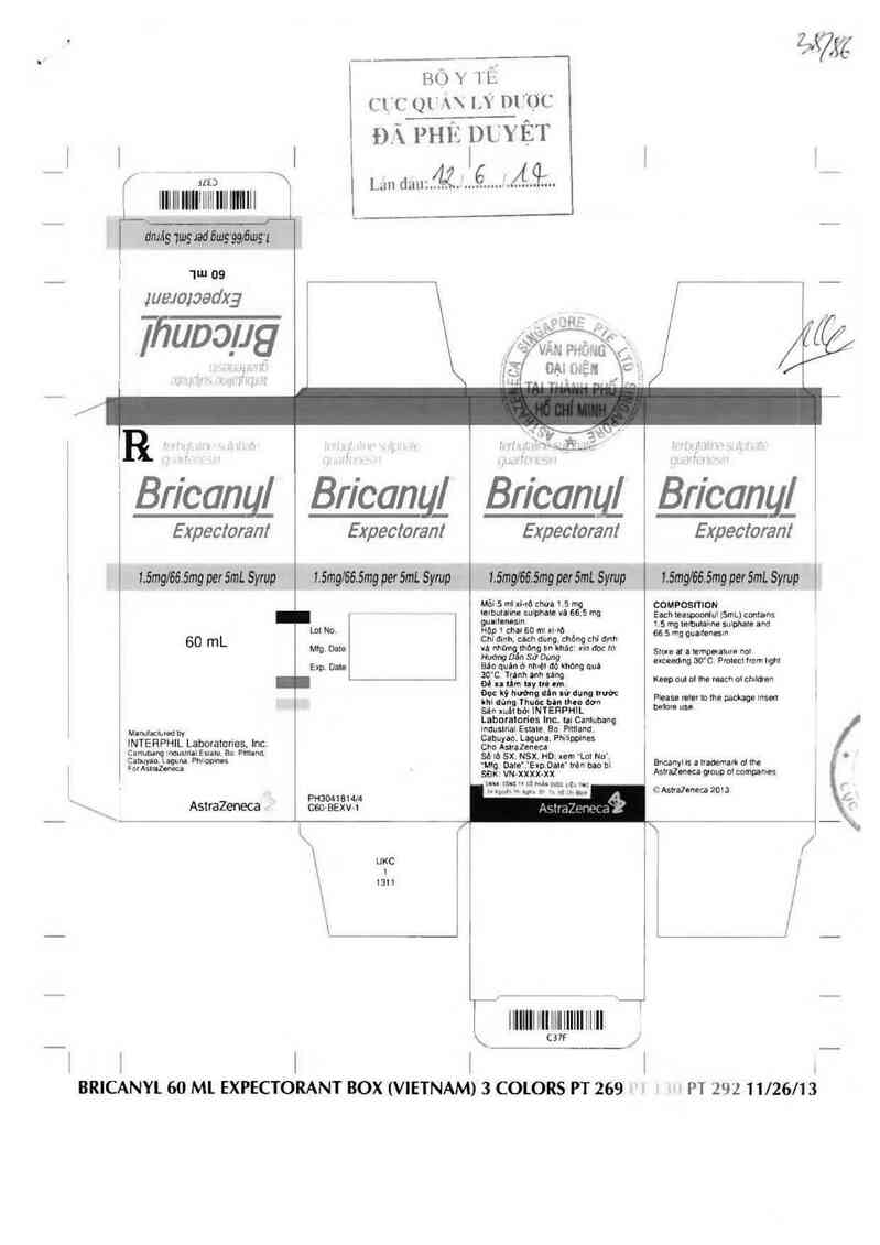 thông tin, cách dùng, giá thuốc Bricanyl Expectorant - ảnh 0