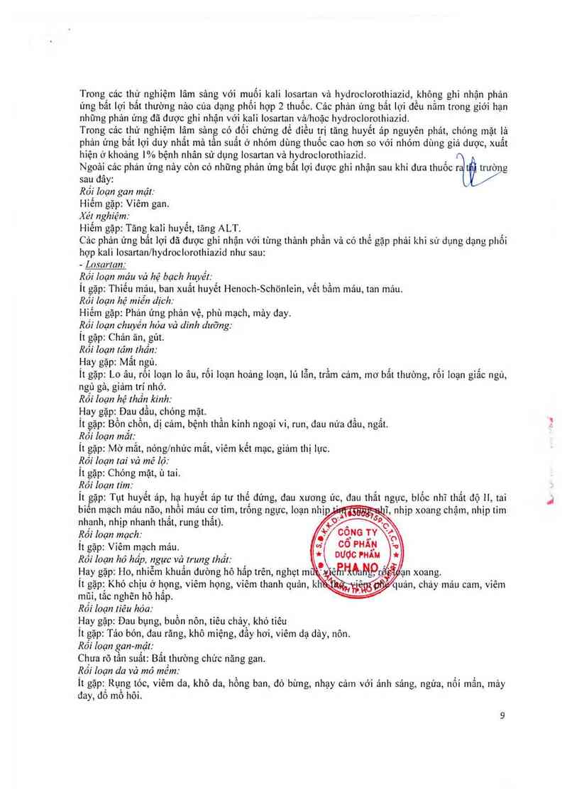 thông tin, cách dùng, giá thuốc Lousartan - ảnh 11