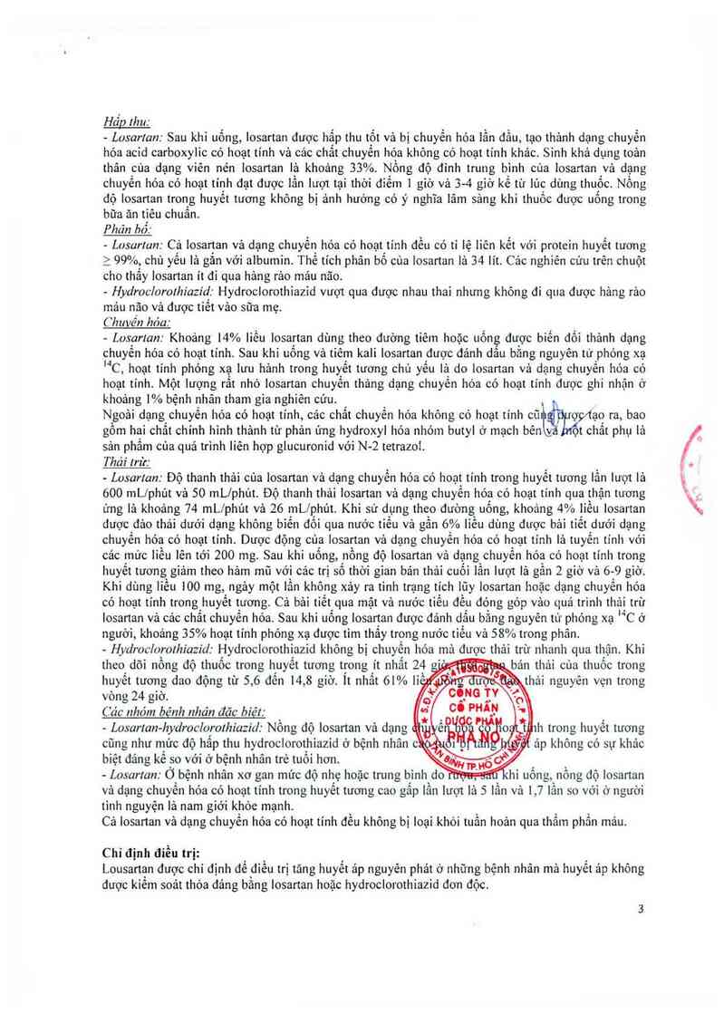 thông tin, cách dùng, giá thuốc Lousartan - ảnh 5