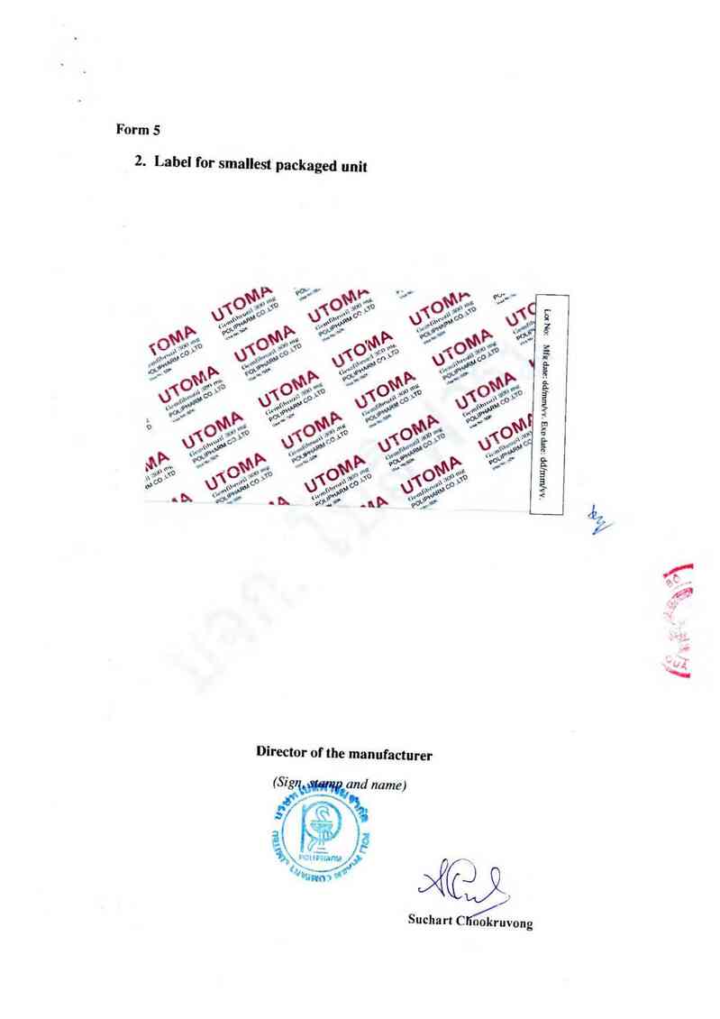 thông tin, cách dùng, giá thuốc Utoma - ảnh 1
