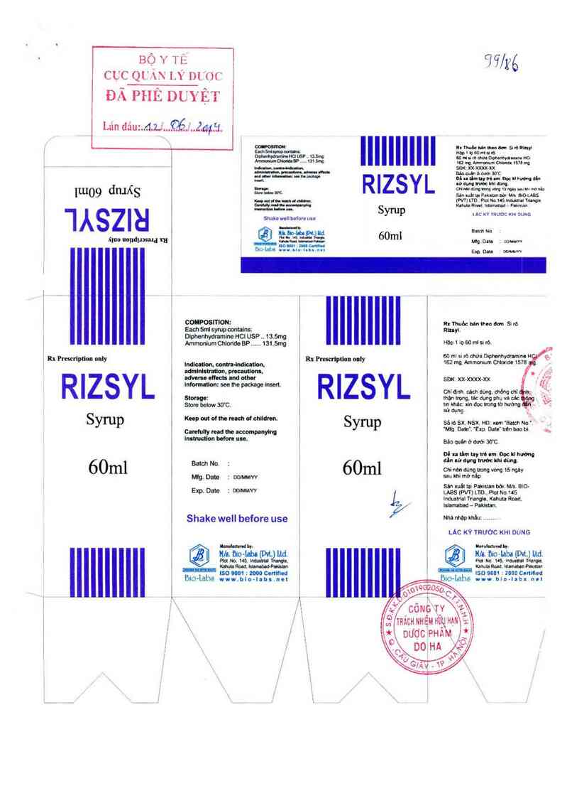 thông tin, cách dùng, giá thuốc Rizsyl - ảnh 0