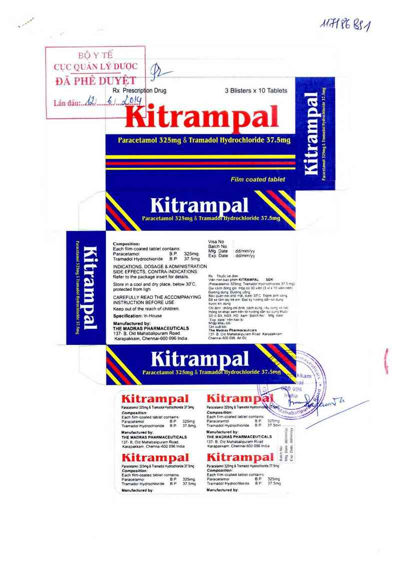 thông tin, cách dùng, giá thuốc Kitrampal - ảnh 0