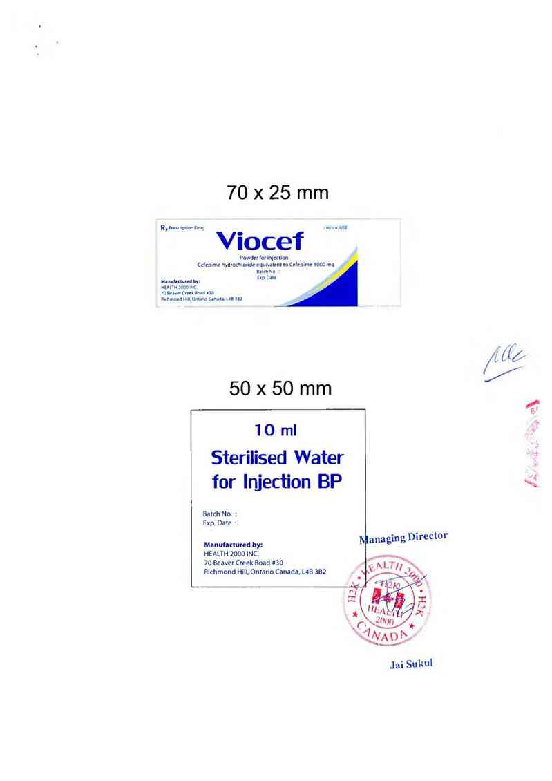 thông tin, cách dùng, giá thuốc Viocef - ảnh 1