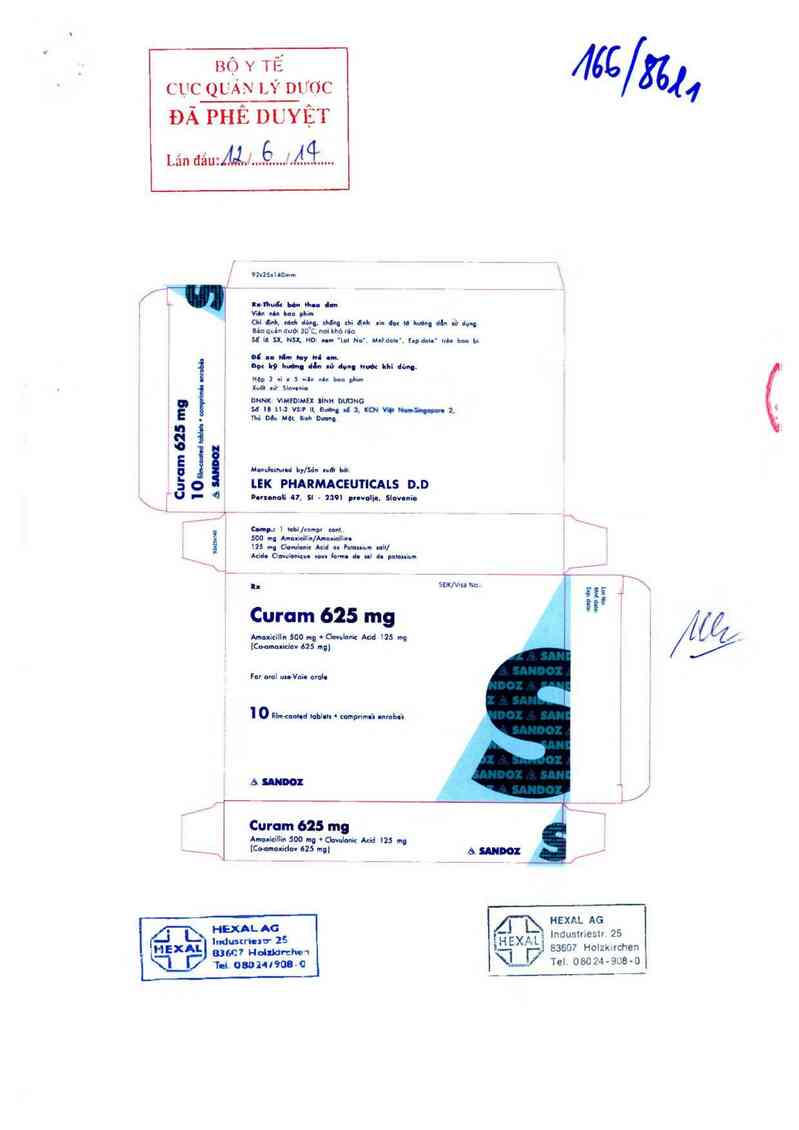 thông tin, cách dùng, giá thuốc Curam 625mg - ảnh 0