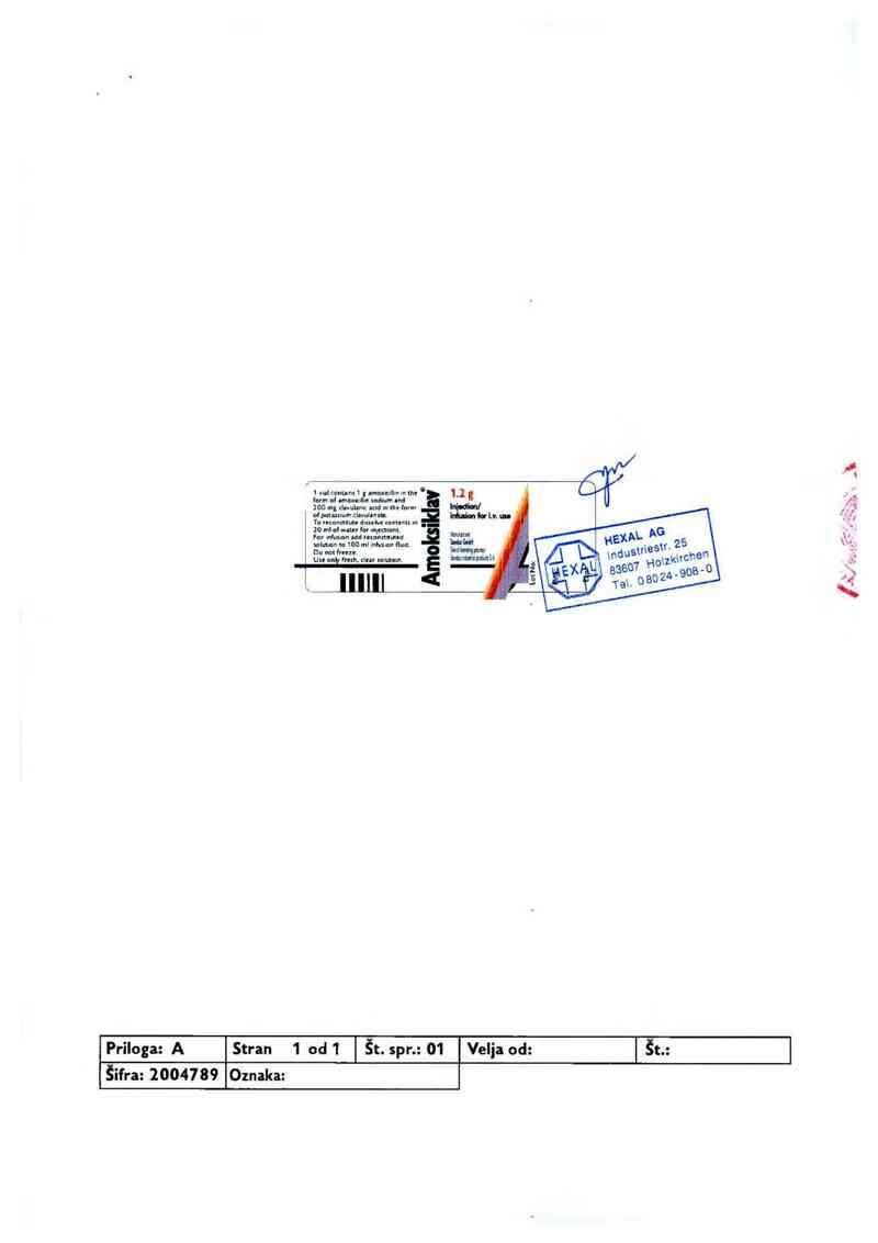 thông tin, cách dùng, giá thuốc Amoksiklav 1.2g - ảnh 1