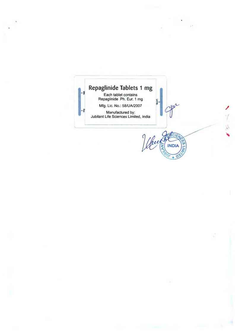 thông tin, cách dùng, giá thuốc Repaglinide 1mg tablets - ảnh 1
