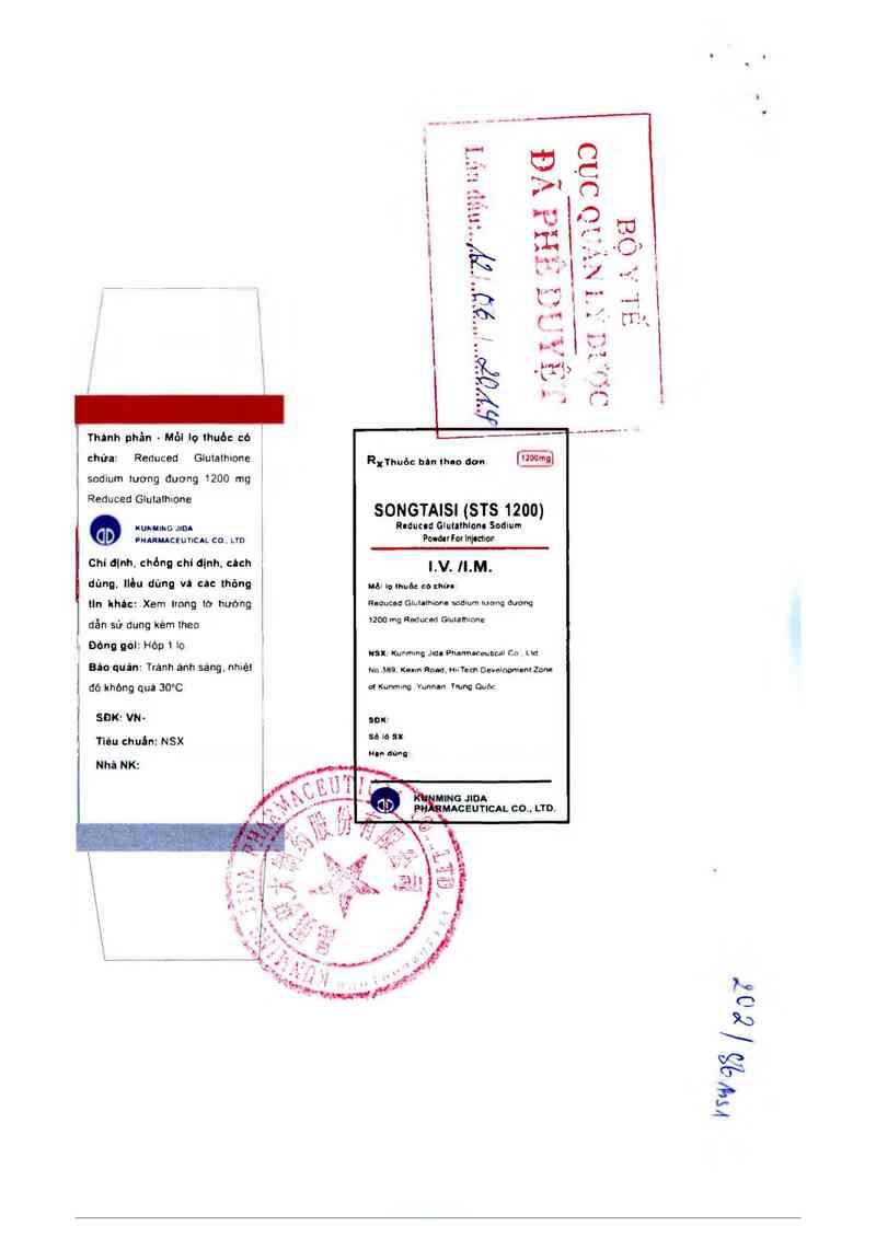 thông tin, cách dùng, giá thuốc Songtaisi (STS 1200) - ảnh 1