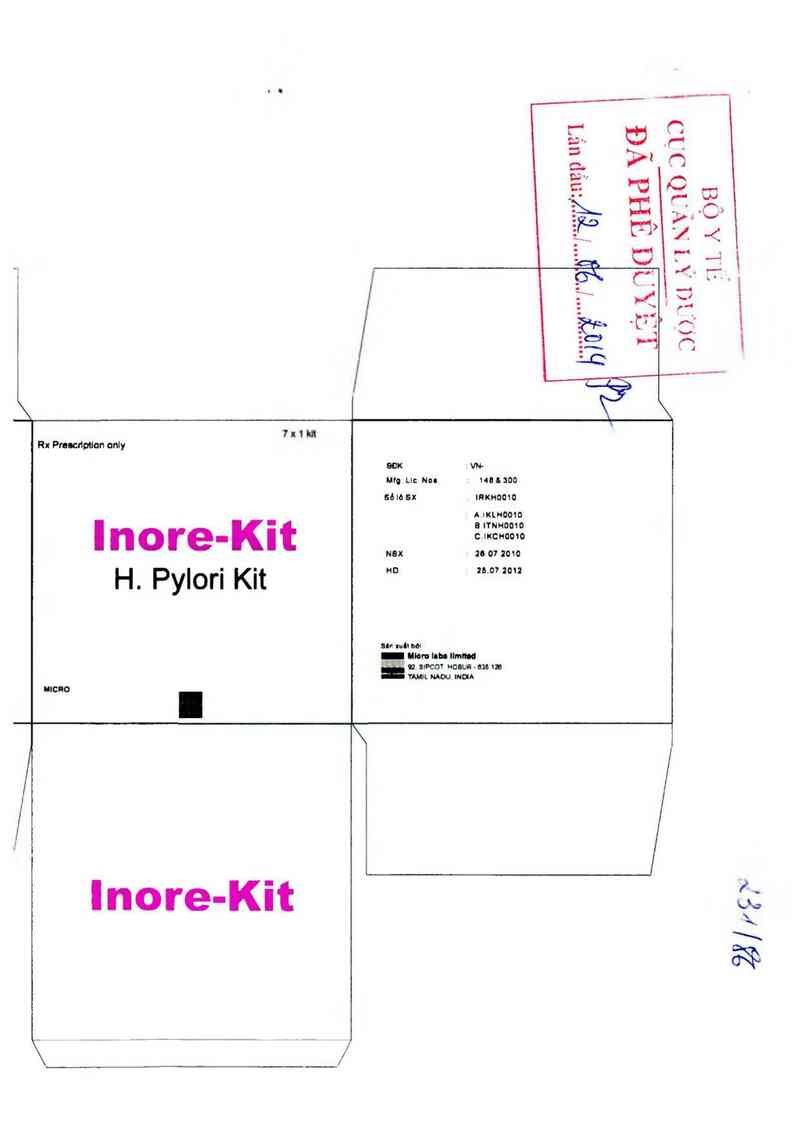 thông tin, cách dùng, giá thuốc Inore-Kit - ảnh 1