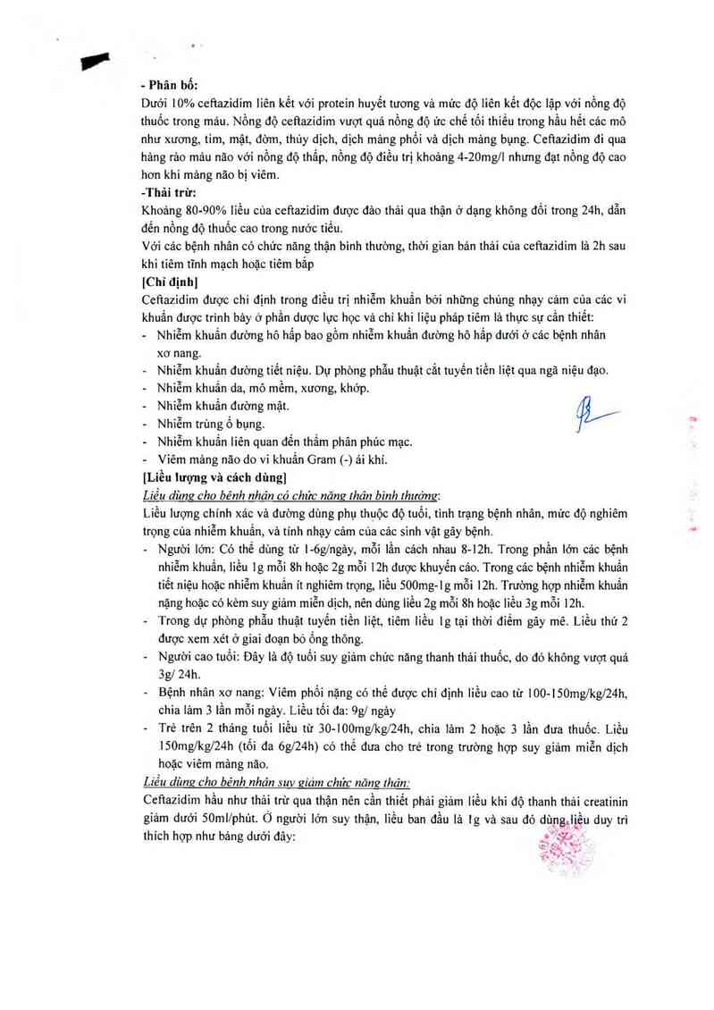 thông tin, cách dùng, giá thuốc Tofdim Inj. - ảnh 4