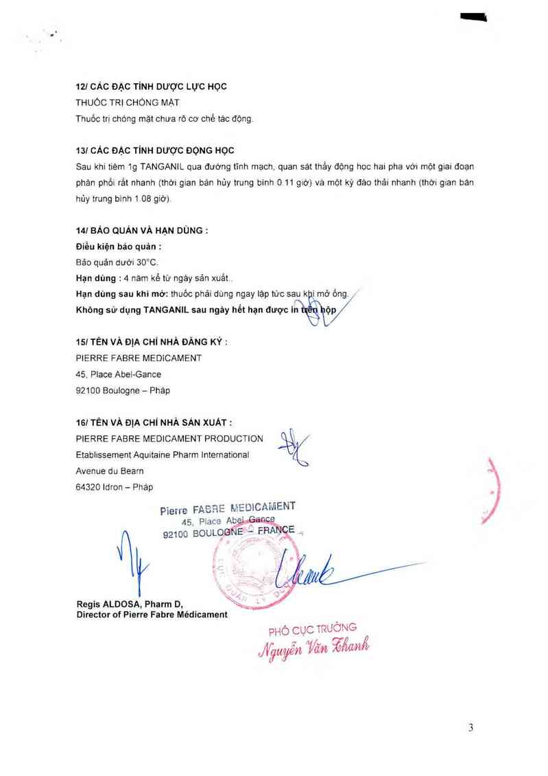thông tin, cách dùng, giá thuốc Tanganil 500 - ảnh 5