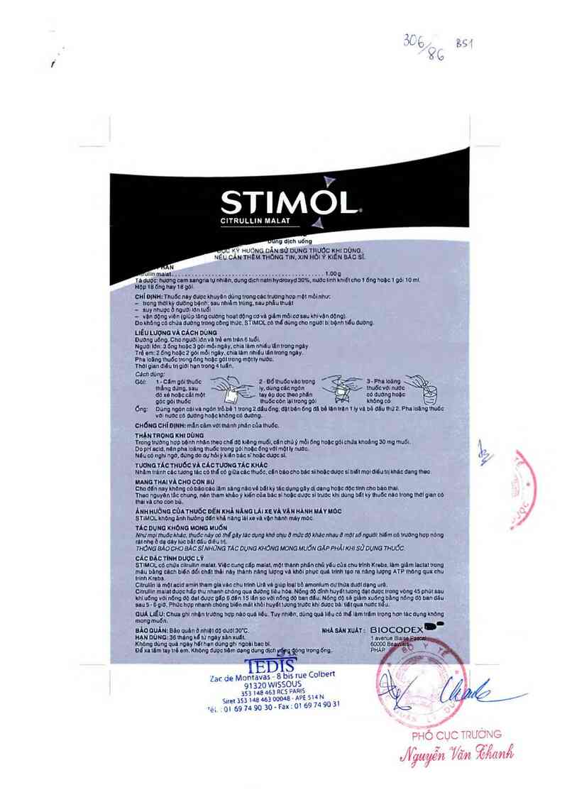 thông tin, cách dùng, giá thuốc Stimol - ảnh 2