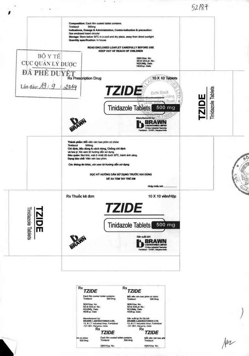 thông tin, cách dùng, giá thuốc Tzide-500 - ảnh 0