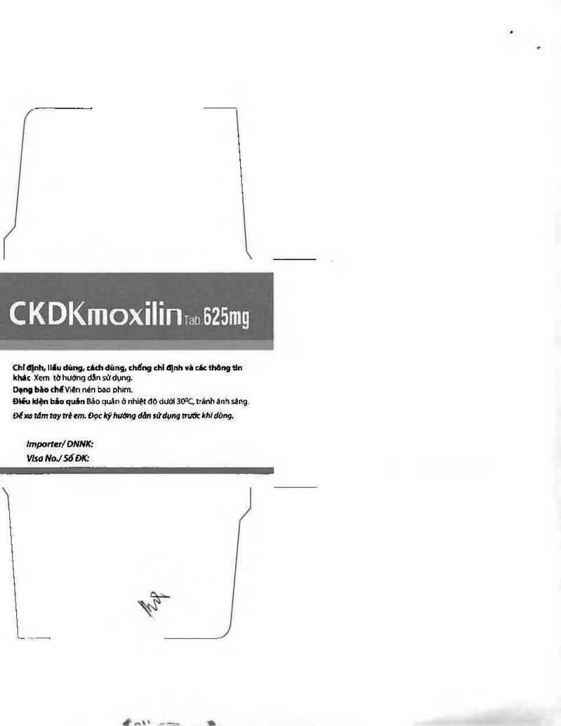 thông tin, cách dùng, giá thuốc CKDKmoxilin tab. 625mg - ảnh 3