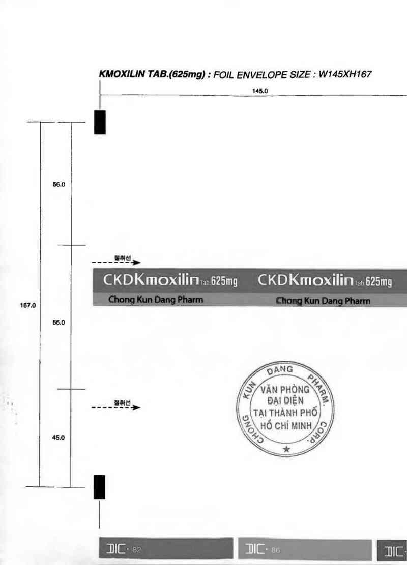 thông tin, cách dùng, giá thuốc CKDKmoxilin tab. 625mg - ảnh 4