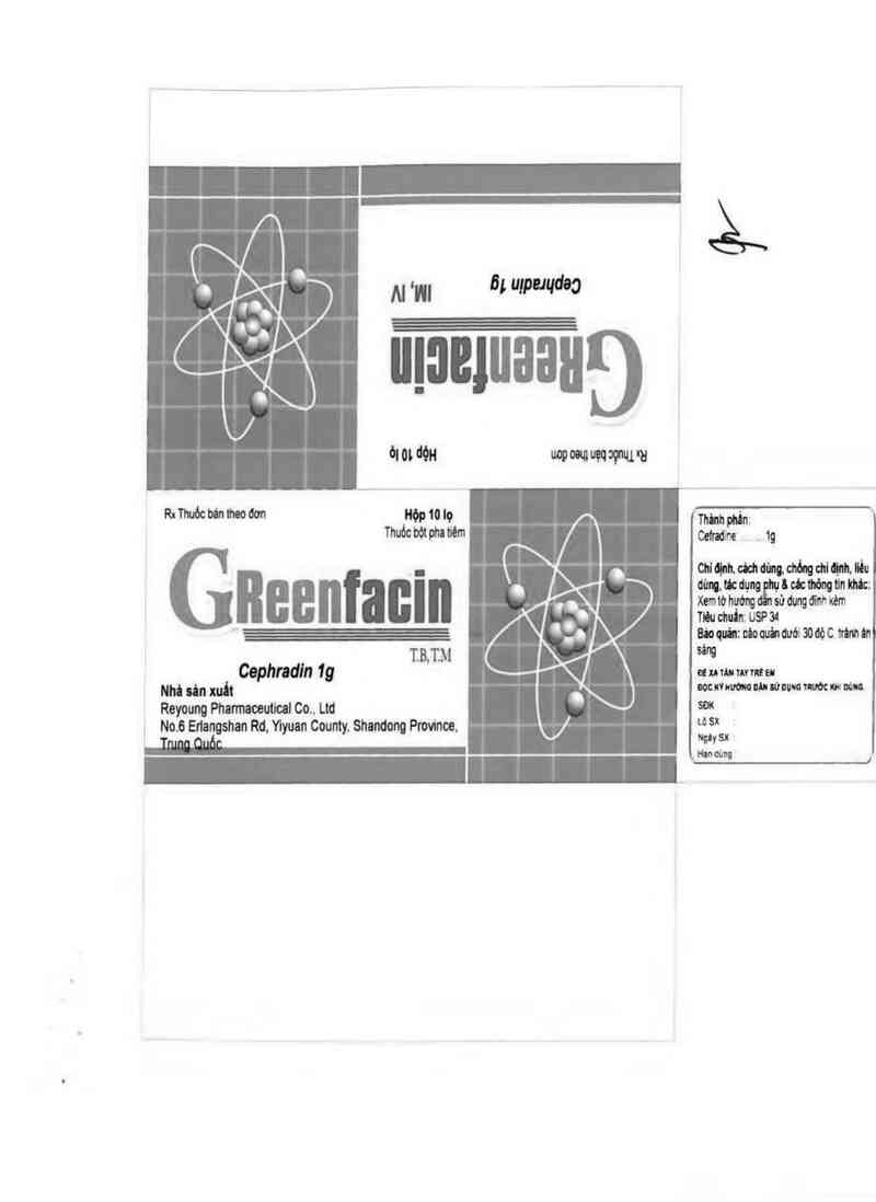 thông tin, cách dùng, giá thuốc Greenfacin - ảnh 2