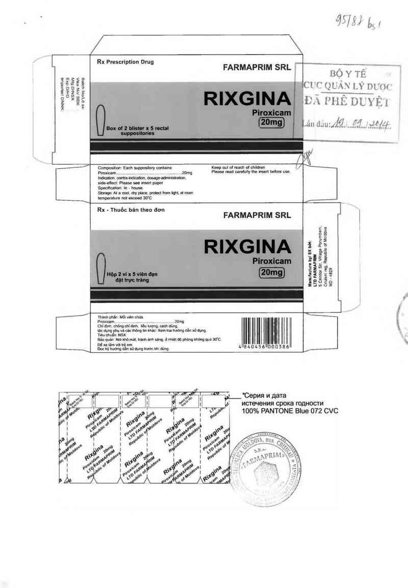 thông tin, cách dùng, giá thuốc Rixgina - ảnh 0