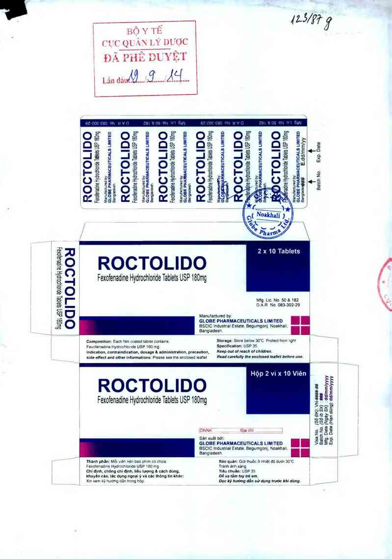 thông tin, cách dùng, giá thuốc Roctolido - ảnh 0