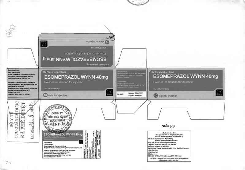 thông tin, cách dùng, giá thuốc Esomeprazole Wynn 40mg - ảnh 0