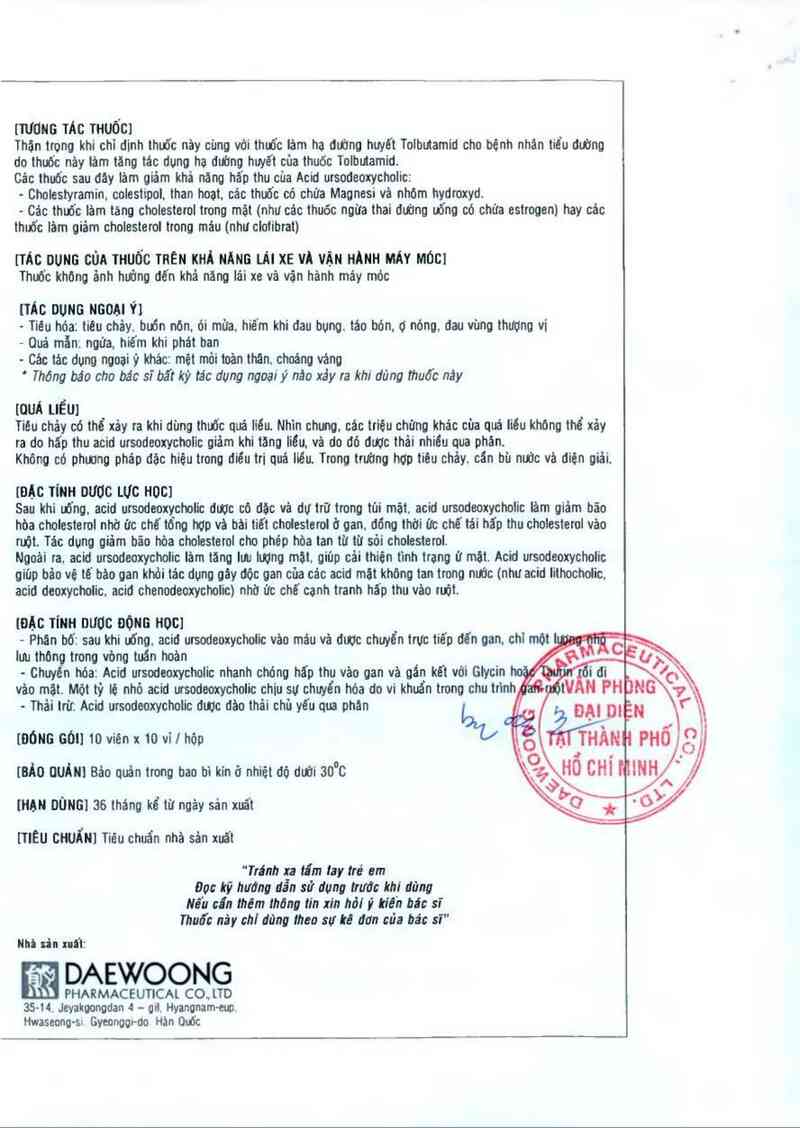 thông tin, cách dùng, giá thuốc Uruso - ảnh 2