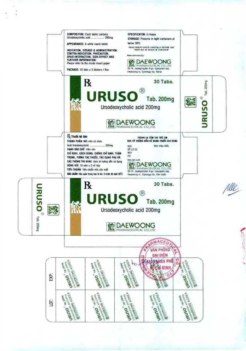 thông tin, cách dùng, giá thuốc Uruso - ảnh 3