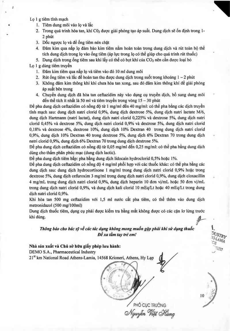 thông tin, cách dùng, giá thuốc Demozidim - ảnh 15