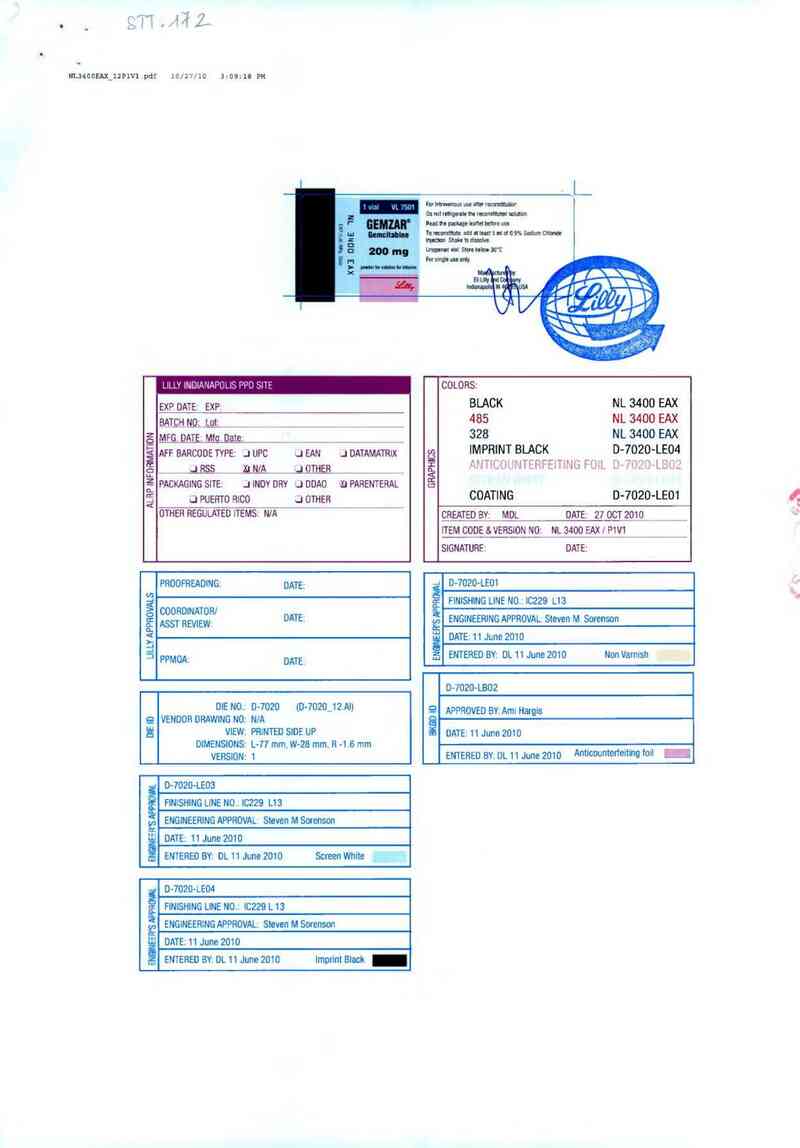 thông tin, cách dùng, giá thuốc Gemzar - ảnh 1