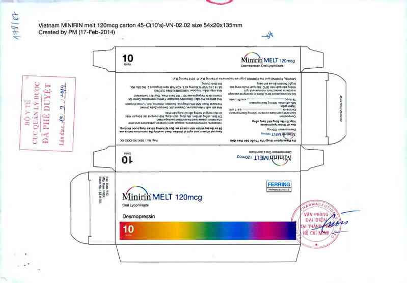thông tin, cách dùng, giá thuốc Minirin Melt - ảnh 0