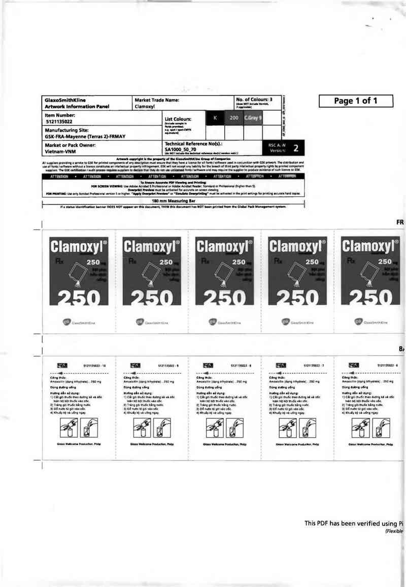 thông tin, cách dùng, giá thuốc Clamoxyl 250mg - ảnh 5