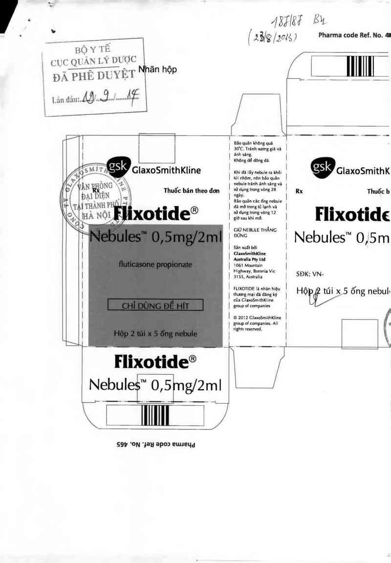thông tin, cách dùng, giá thuốc Flixotide Nebules - ảnh 0