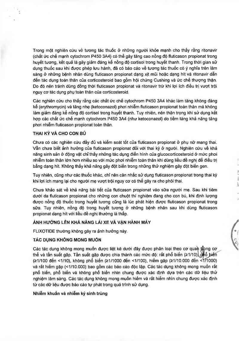 thông tin, cách dùng, giá thuốc Flixotide Nebules - ảnh 10