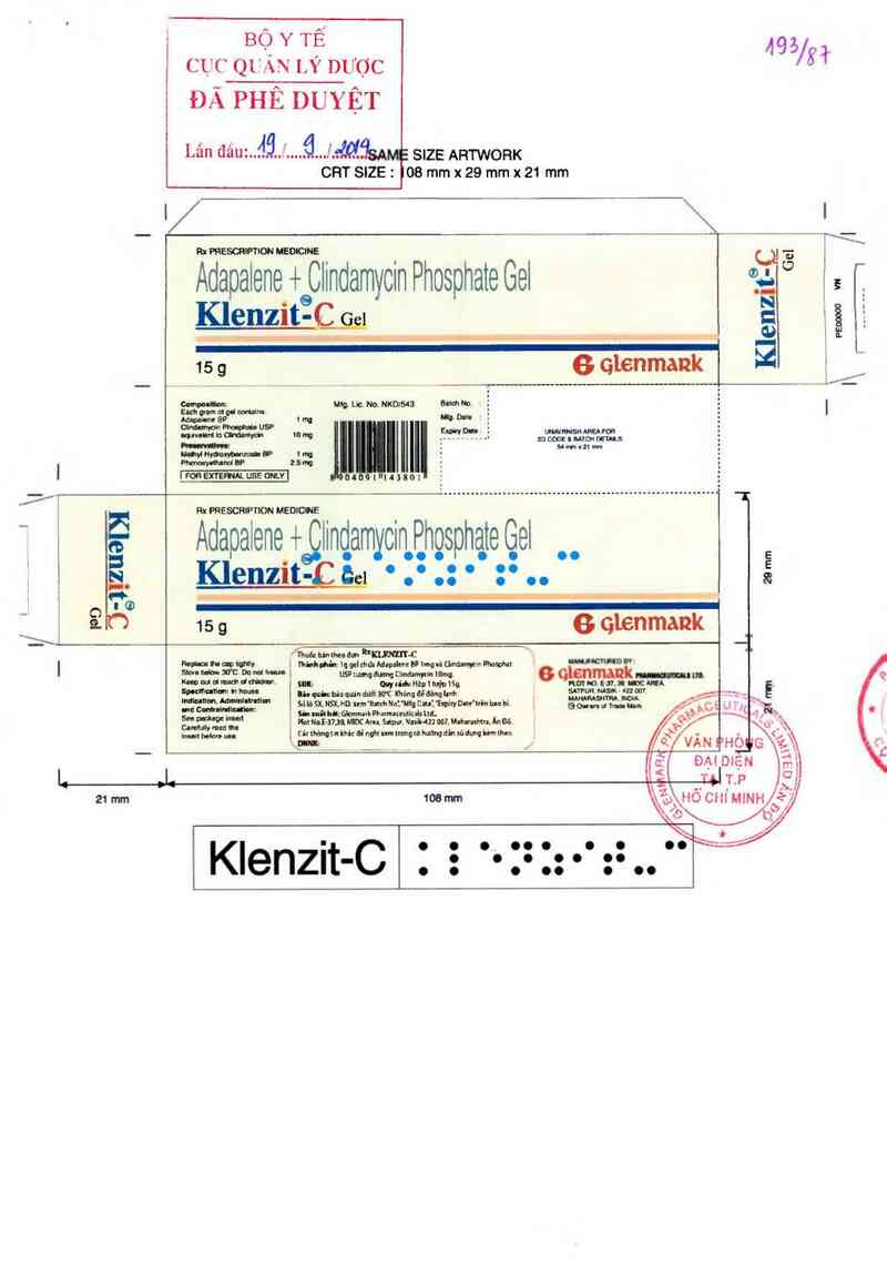 thông tin, cách dùng, giá thuốc Klenzit-C - ảnh 0