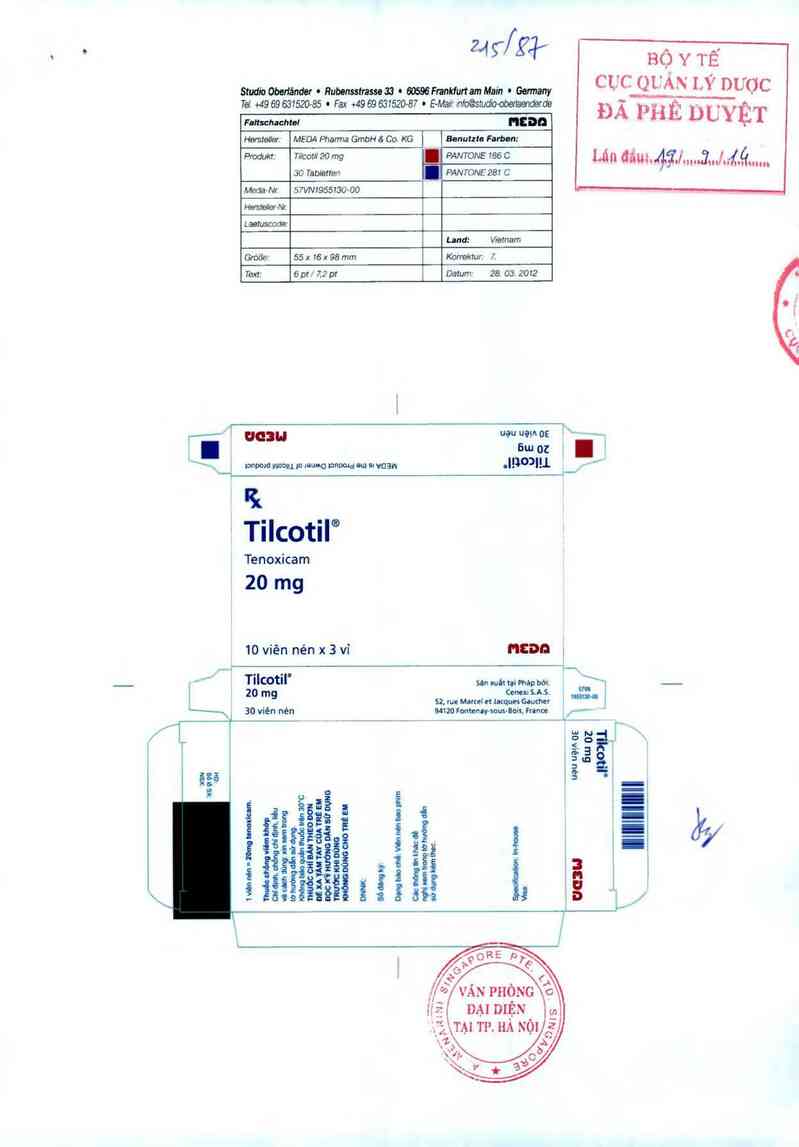 thông tin, cách dùng, giá thuốc Tilcotil - ảnh 0