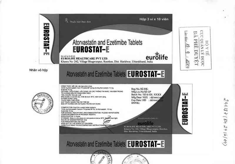 thông tin, cách dùng, giá thuốc Eurostat-E - ảnh 0