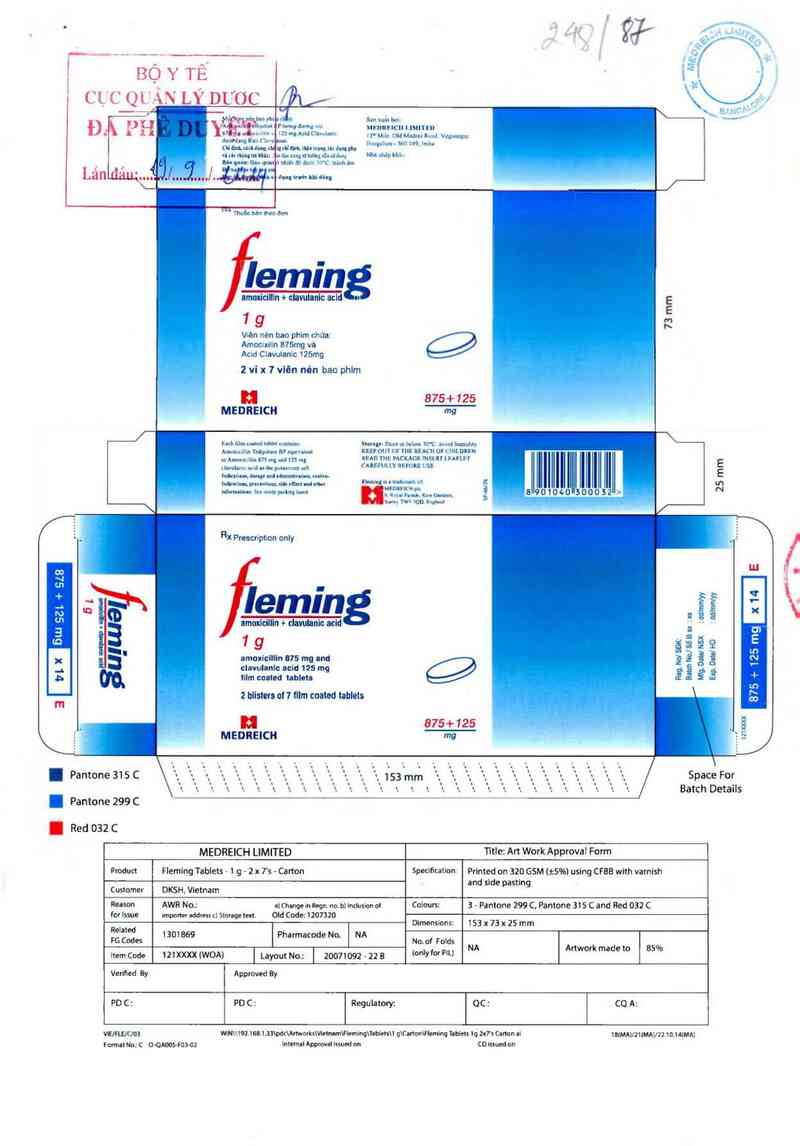 thông tin, cách dùng, giá thuốc Fleming - ảnh 0